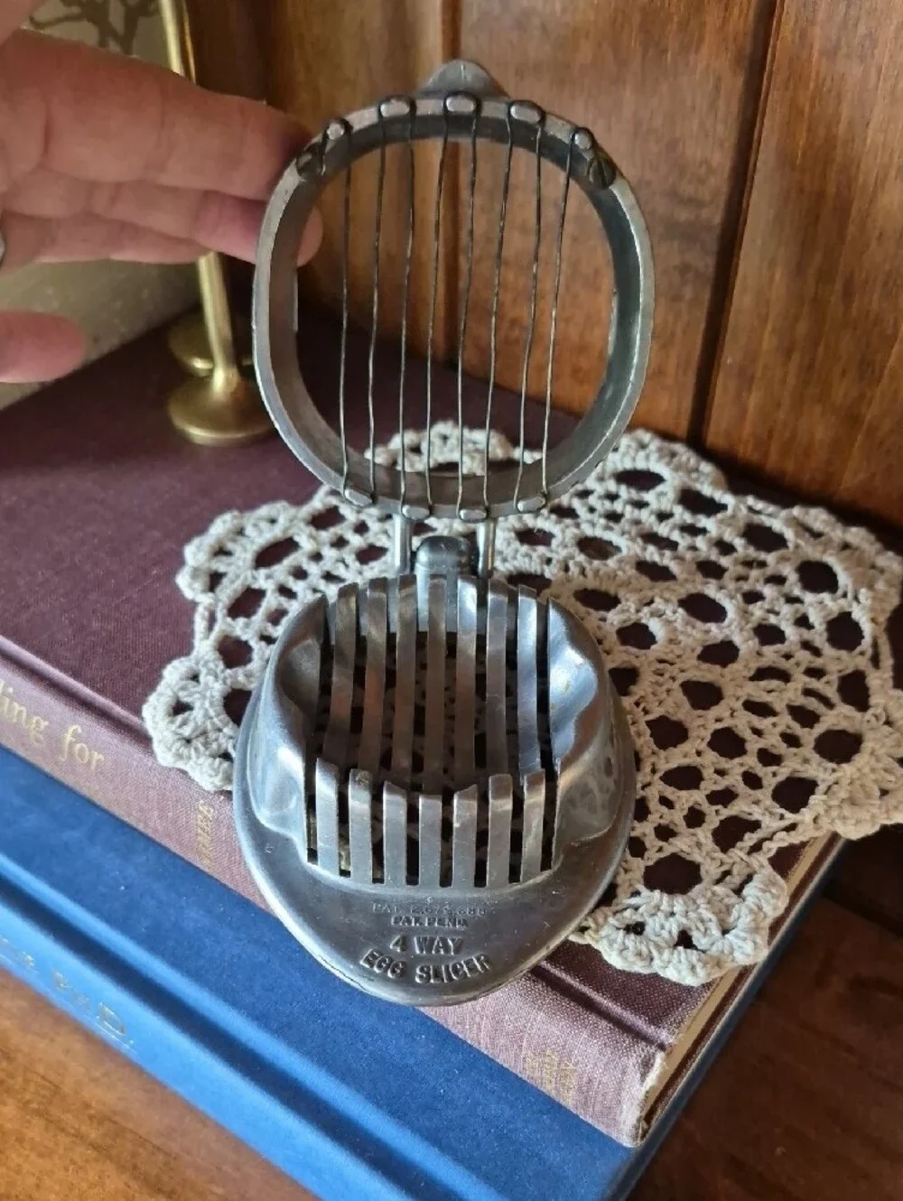 Stainless Steel Egg Slicer - Silver
